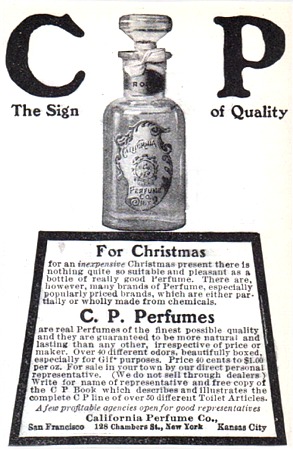 California Perfume Company Advertisement in the December 1906 Good Housekeeping magazine