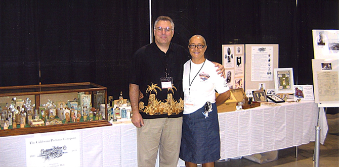Rusty and Cindy Mills winning FOBHC's "Most Educational Display" Award - August, 2008