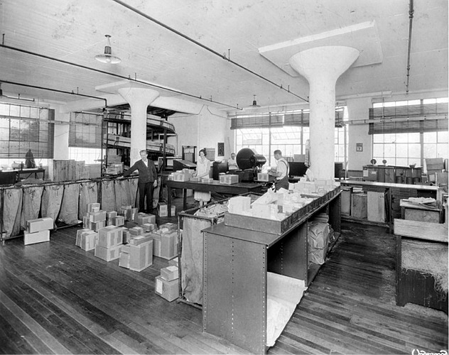 Mailing Department at Suffern, NY - 1920s