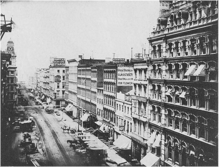 Chambers Street, New York - 1890s to early-1900s