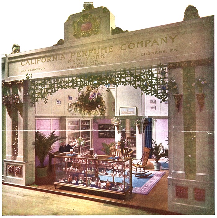 The California Perfume Company Exhibit at the Pan-Pacific Expo - 1915