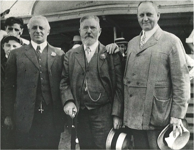 Alexander Henderson, Adolph Goetting, and D. H. McConnell Sr. - 1914