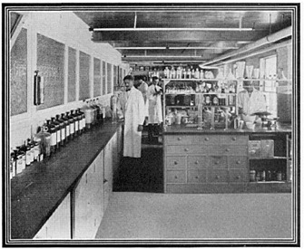 Perfume Laboratory at the Suffern, NY Plant