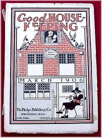 Cover of the March 1906 edition of the Good Housekeeping magazine