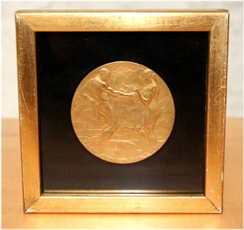 The Pan-Pacific Gold Medal (front) Awarded to the California Perfume Company in 1915