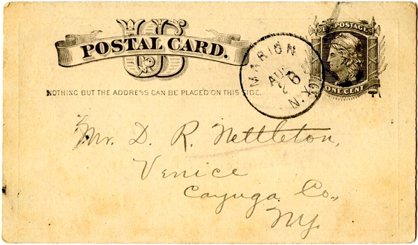 Union Publishing House - Post Card Front - 1884
