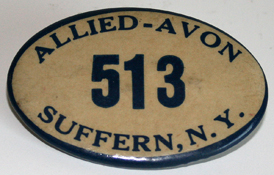Allied - Avon Worker Button - 1940s