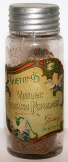 Goetting's Violet Talcum Powder - 1905