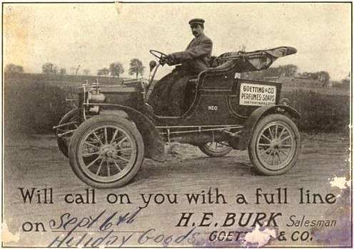 Calling Card for H. E. Burk, Goetting & Co., NY - 1906