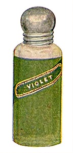 Violet Travelers' Perfume Bottle - 1906