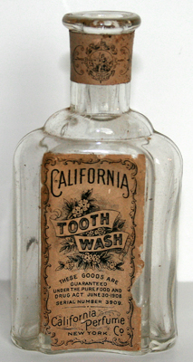 California Tooth Wash - 1908