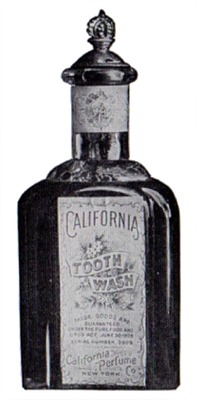 California Tooth Wash Illustration from 1909 CPC Catalog