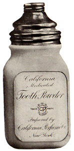 California Medicated Tooth Powder - 1908