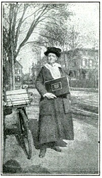 Depot Manager Mrs. Ella Bacon Bond - 1922