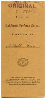 CPC Customer List - 1928
