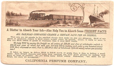 CPC Ink Blotter Advertisement - 1912