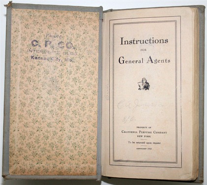 CPC General Agents Instruction Manual Title Page - 1915
