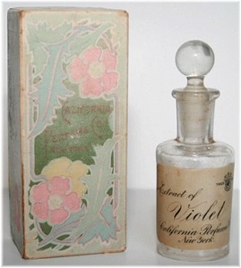 Violet Perfume with Box - 1900