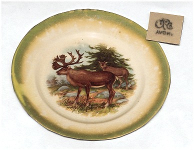 Avon Representative Moose Plate - 1930s