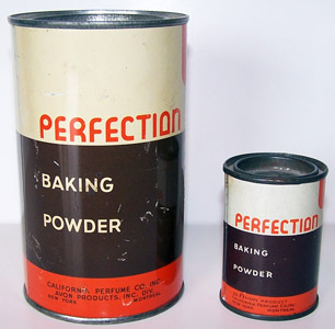 Perfection Baking Powder Size Comparisons