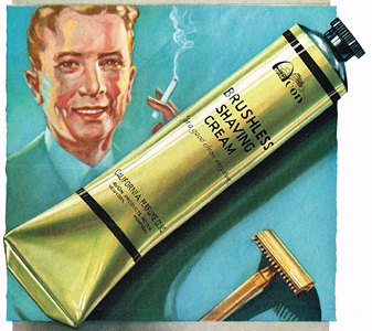 Brushless Shaving Cream - 1934