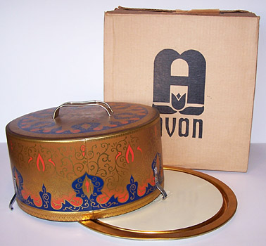 Avon Cake Chest Tin - 1938