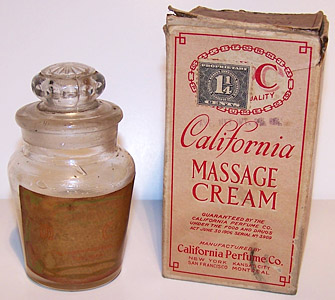 California Massage Cream - 1915