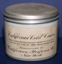 California Cold Cream - 1908