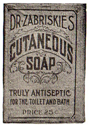 Dr. Zabriskies Cutaneous Soap - 1901