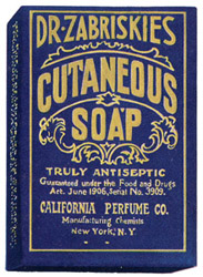 Dr. Zabriskies Cutaneous Soap - 1913