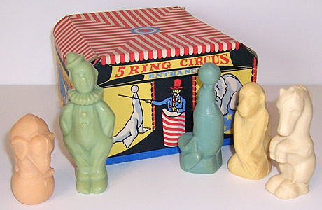 5 Ring Circus Soap Set - 1939