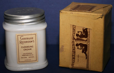 Gertrude Recordon's Cleansing Cream - 1927
