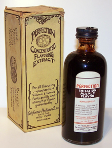 Imitation Maple Flavoring - 1931
