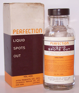Perfection Liquid Spots Out - 1935