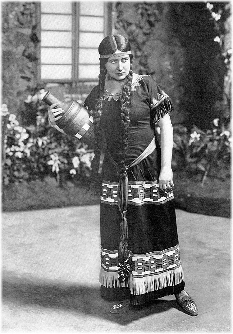Mary Garden as Natom in 1911 opera Natoma