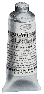 Menthol Witch Hazel Cream - 1916