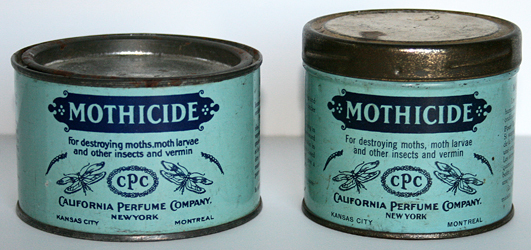 Mothicide Tins - 1927
