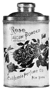 Rose Antiseptic Talcum Powder - 1907