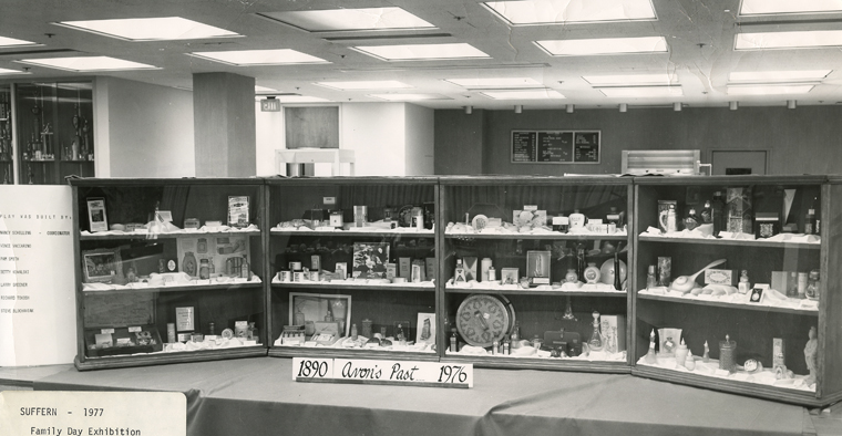 Avon Anniversary Display in Suffern, NY - 1977