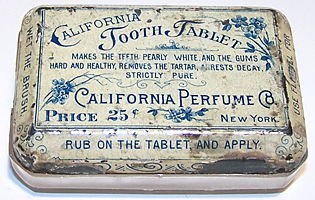 California Tooth Tablet - 1898
