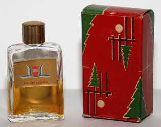 Two Dram Trailing Arbutus Perfume in Christmas Box - 1934