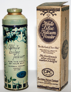 White Lilac Talcum Powder - 1921