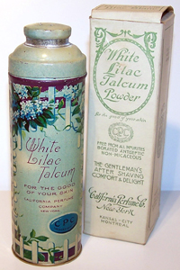 White Lilac Talcum Powder - 1923
